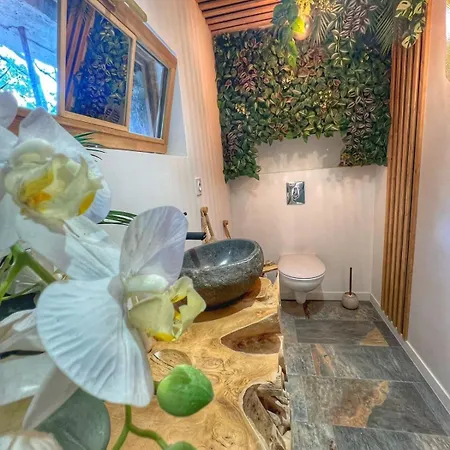 Lägenhet Samadhi - Avec Jardin, Spa, Clim, Parking Prive